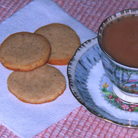 picture of cookies and tea